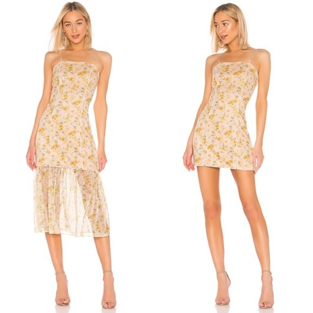 NWT Elliatt Wattle Detachable Skirt Dress Yellow - Picture 11 of 12